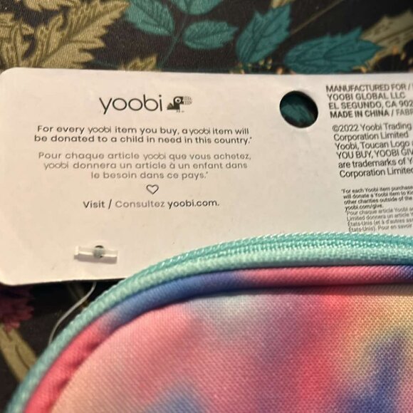 Yoobi Pencil Organizer - Pink, blue, purple tye dye - NEW W/tag - Picture 4 of 7